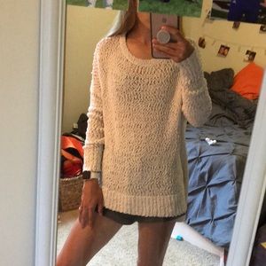 Hollister Cream Sweater